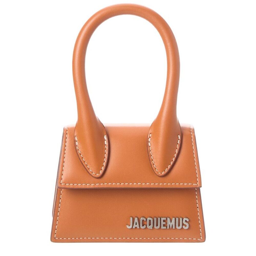 Jacquemus Le Chiquito Mini Leather Shoulder Bag, Brown - Picture 1 of 5